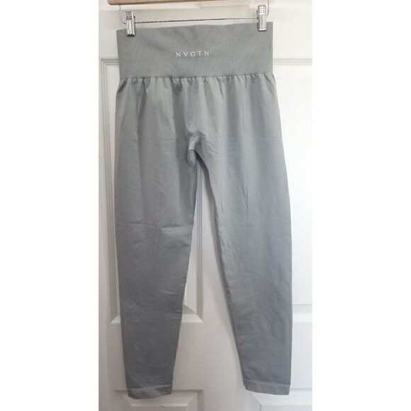 NVGTN Light Grey Leggings Size L - Picture 2 of 7